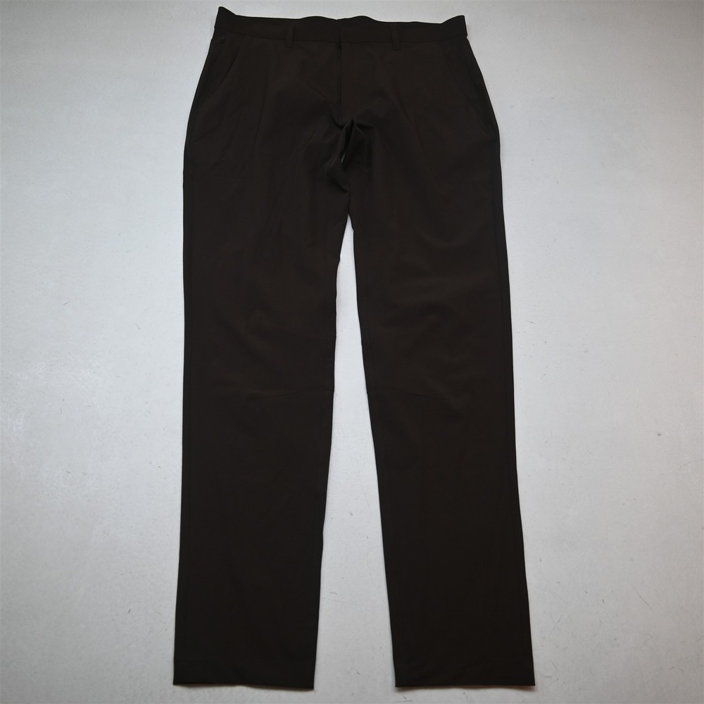 Fabletics 34x32 Brown The Only Golf Performance Dress Mens Pants